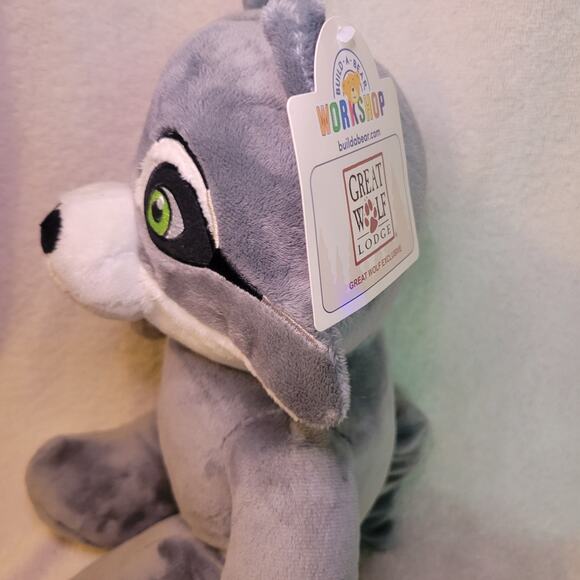 Build-A-Bear - Rachel Raccoons Great Wolf Lodge Plush BAB NWT - Picture 3 of 8